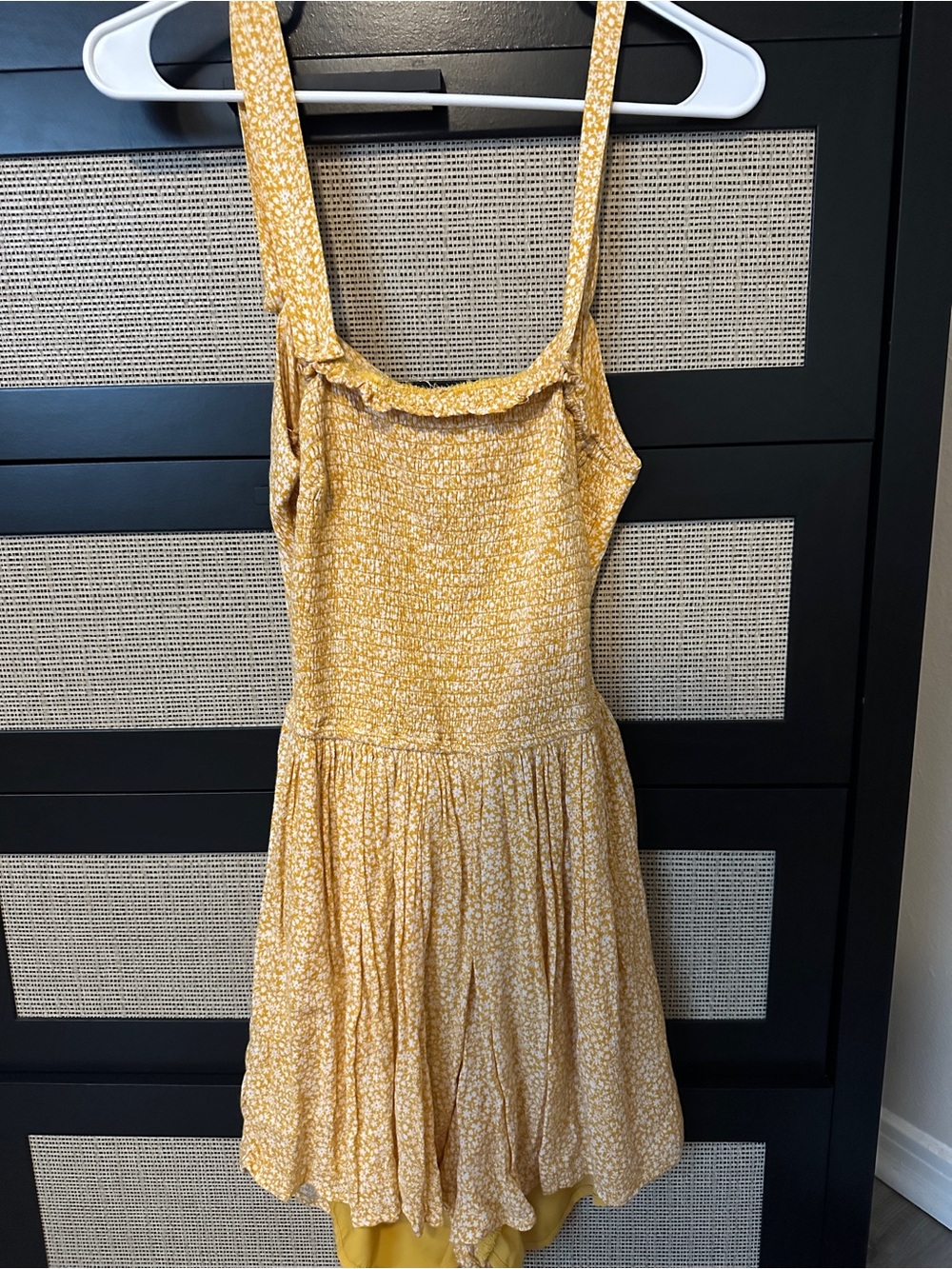 Yellow Floral Romper